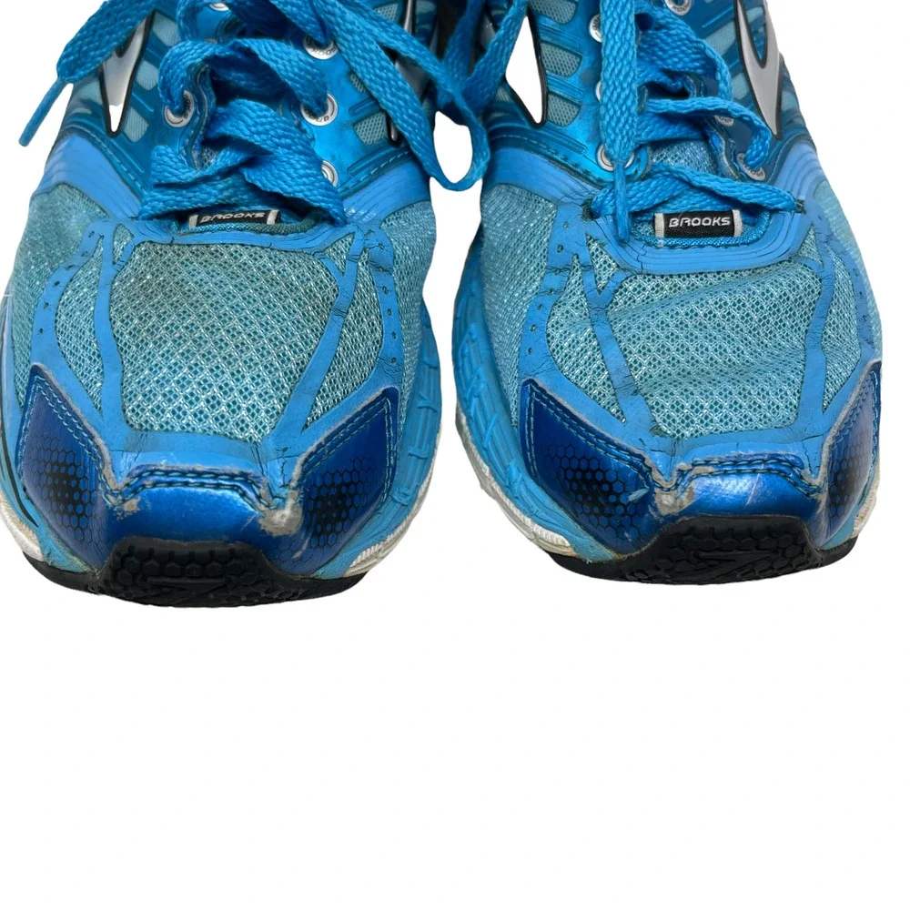 Brooks Glycerin 11 Blue Black Running Shoes Sneakers 1201372A560 Women 10 Narrow